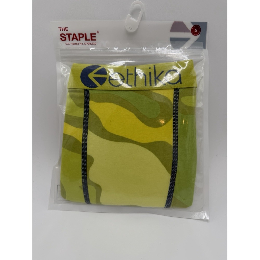 Ethika Men's Flourescent Camo Boxer Briefs Small